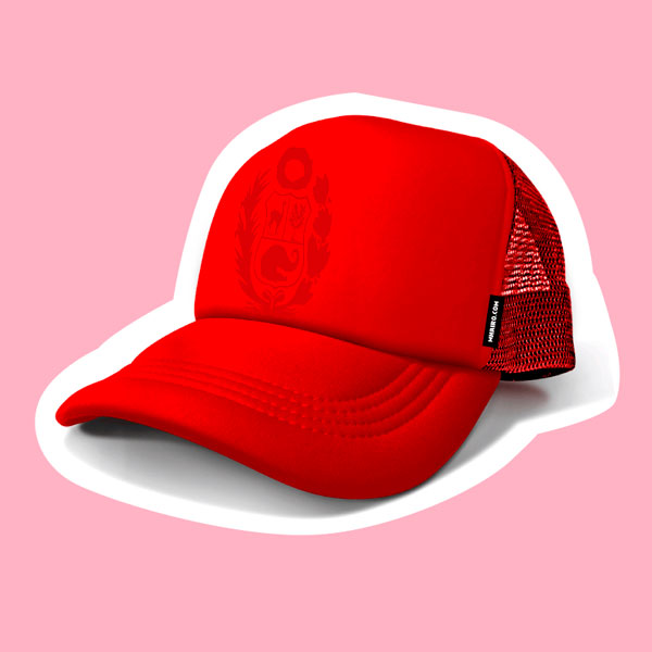 Gorra Escudo Perú Rojo