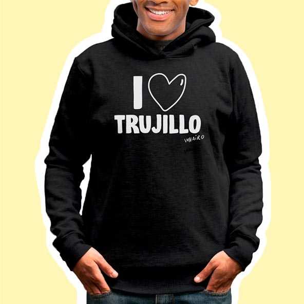 Polera con Capucha I Love Trujillo (Unisex)