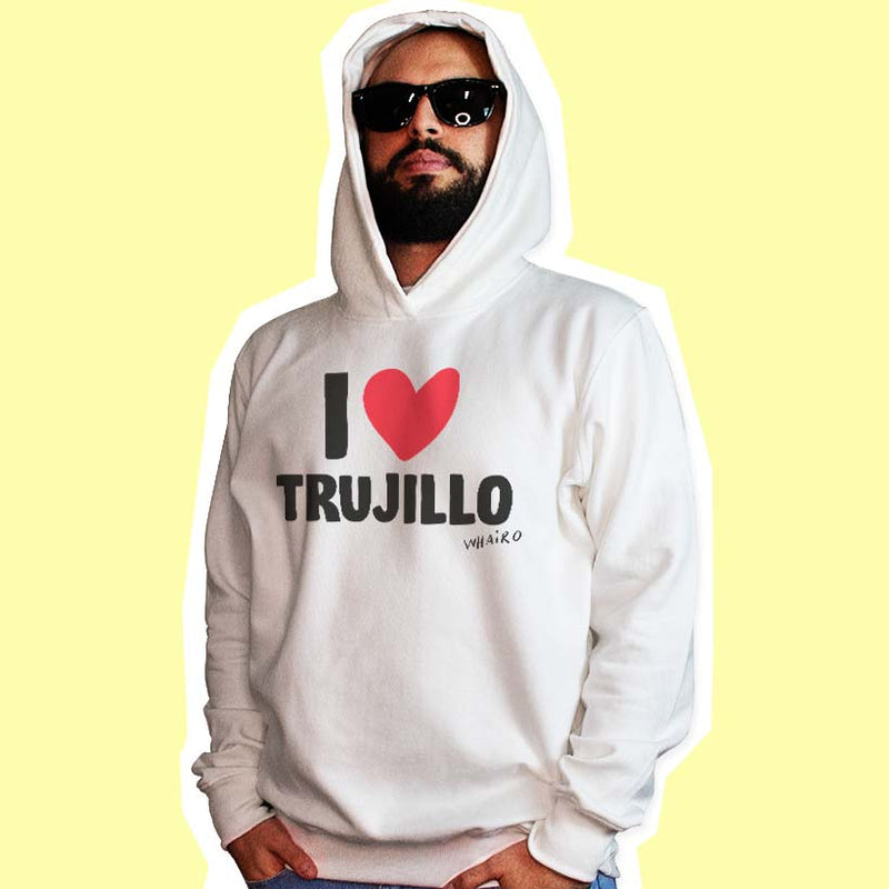 Polera con Capucha I Love Trujillo (Unisex)